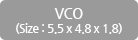 VCO(Size : 5.5 x 4.8 x 1.8)