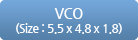 VCO(Size : 5.5 x 4.8 x 1.8)
