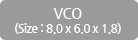 VCO(Size : 8.0 x 6.0 x 1.8)