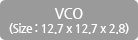 VCO(Size : 12.7 x 12.7 x 2.8)